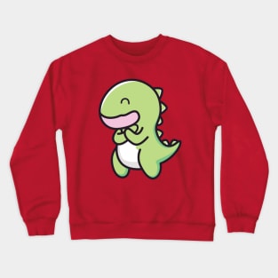 Kawaii Cute Dinosaur - Perfect baby gift for dinosaur lovers Crewneck Sweatshirt